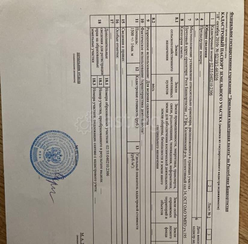 Земельный участок, 15 соток Уфа - изображение 2