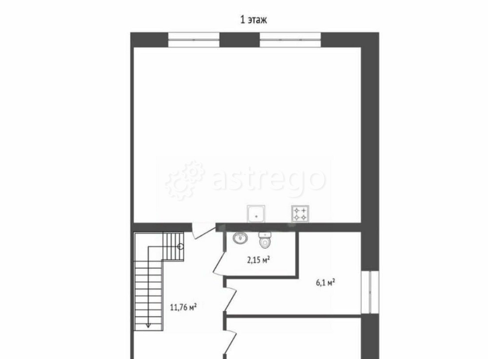 5-комн. квартира, 132 м2, 2/2 эт. Уфа - изображение 3