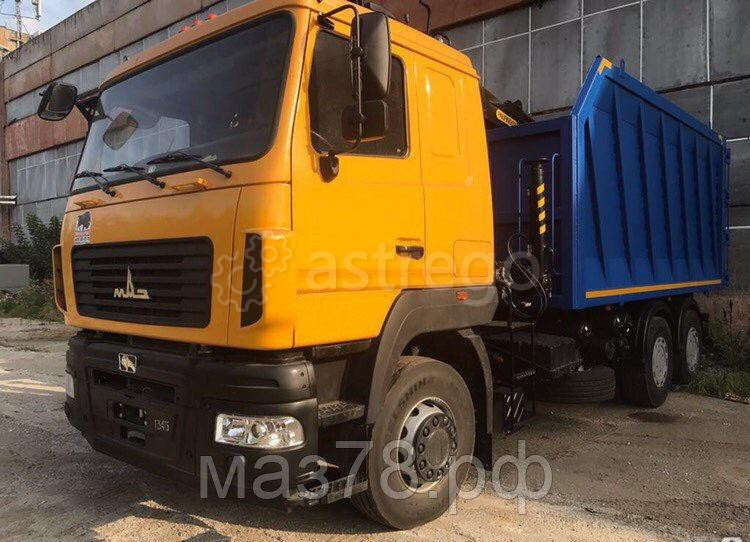 Ломовоз МАЗ 6312С5-8525-012 c гидроманипулятором VM10L74M (Металловоз) Скат Санкт-Петербург - изображение 1