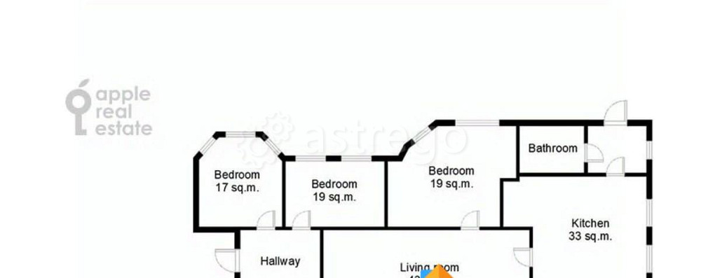 4-комн. квартира, 160 м2, 2/5 эт. Москва - изображение 7