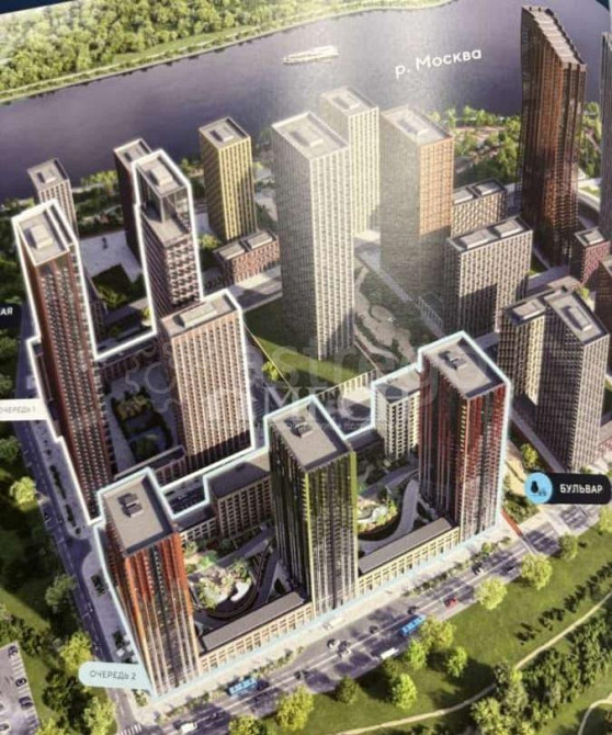 2-комн. квартира, 52.8 м2, 14/52 эт. Москва - изображение 4
