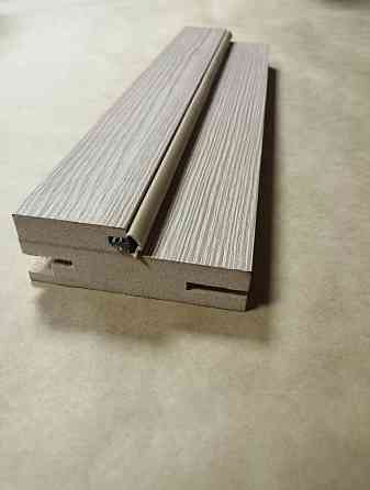 Дверная коробка Экошпон МДФ телескопические 28х70х2070 мм прямая лиственница мокко, дуб неаполь, ясе Екатеринбург