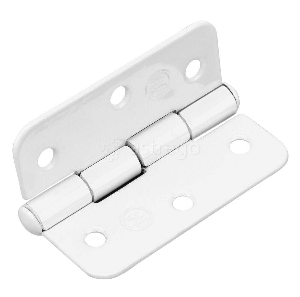 Петля накладная ПН5-60 белая, 4 шт, (Металлист) Уфа - изображение 1