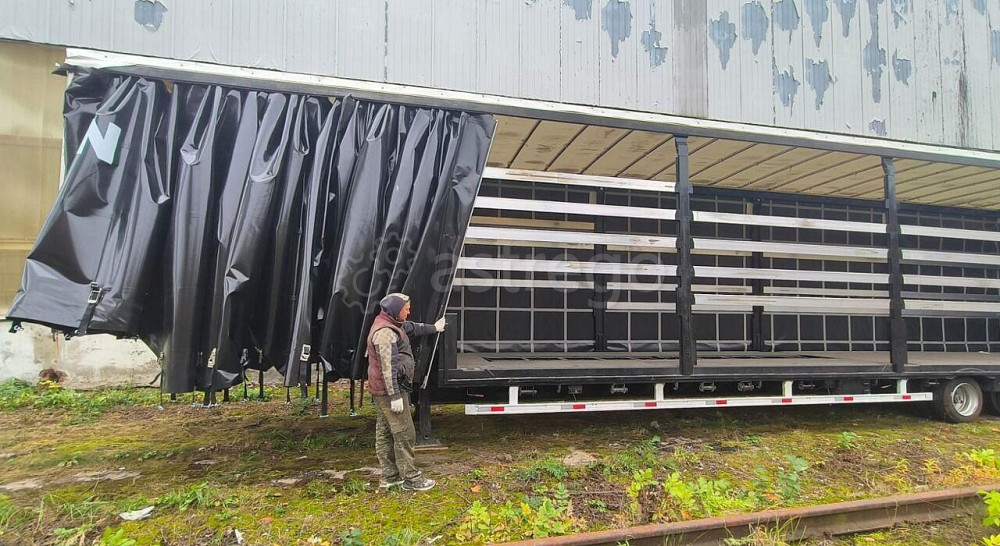 Четырехосный шторный полуприцеп-трал TITAN Набережные Челны - изображение 1