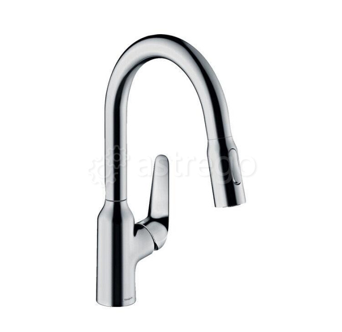 Смеситель для кухни Hansgrohe, Focus M42, sBox, тип открывания воды - однорычажный 71821000 Москва - изображение 1