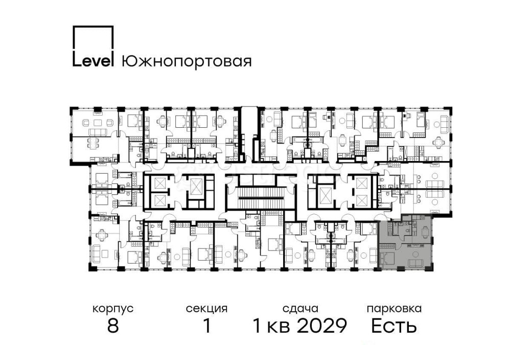 1-комн. квартира, 42.4 м2, 23/49 эт. Москва - изображение 3