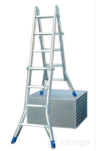 Четырехсекционная Лестница Krause Stabilo 4x5 Ступени Телескопическая Красноярск - изображение 1