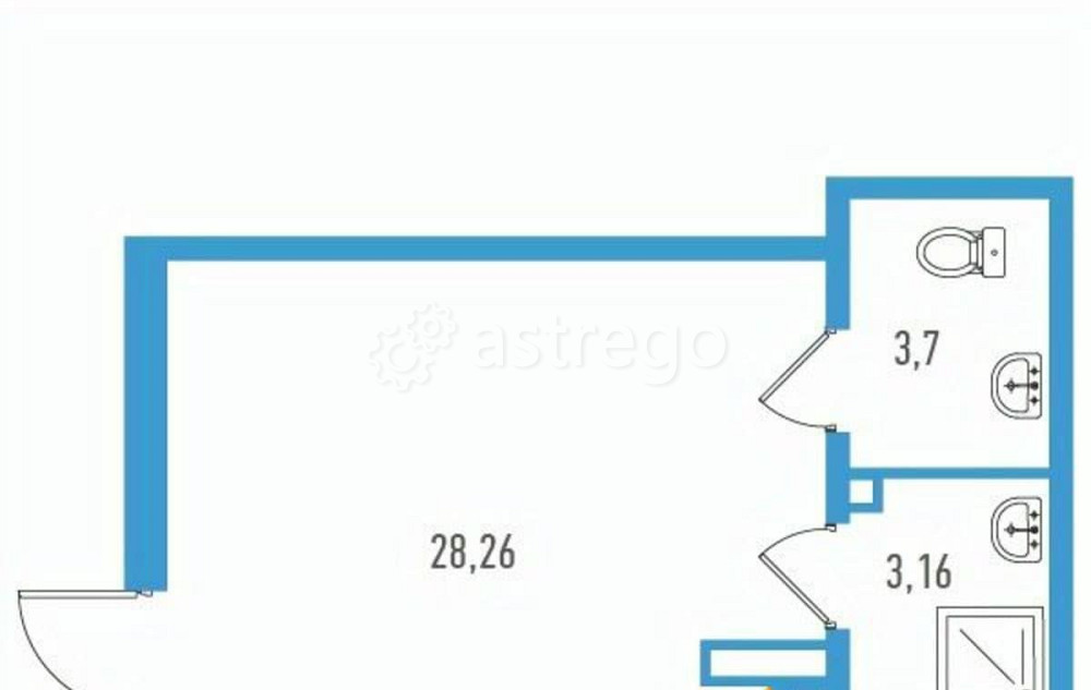 Свободного назначения, 36 м2 Санкт-Петербург - изображение 3