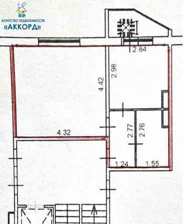 1-комн. квартира, 34.8 м2, 6/10 эт. Барнаул