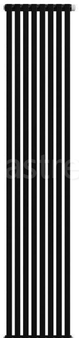 Стальной трубчатый радиатор 2-колончатый Royal Thermo Shift Q30 VC2180 - 08 секций RAL9005m, нижнее Нижний Новгород - изображение 1