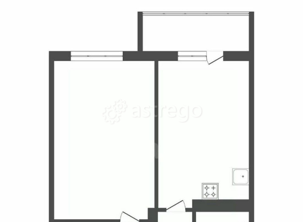 1-комн. квартира, 48.5 м2, 6/8 эт. Емельяново - изображение 1