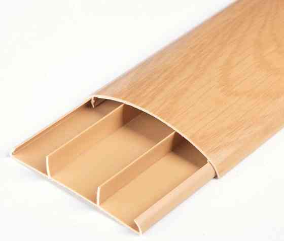 Наличник ПВХ кабель-каналом Стиль Дуб старый 6,5*220 см Ростов-на-Дону