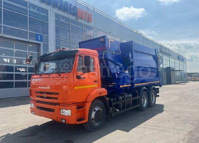Мусоровоз с боковой загрузкой МКМ-50-22К на шасси КАМАЗ-65115-3081-48 22 м3 маятник универсальный за Краснодар - изображение 1
