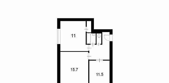 2-комн. квартира, 55 м2, 8/16 эт. Москва