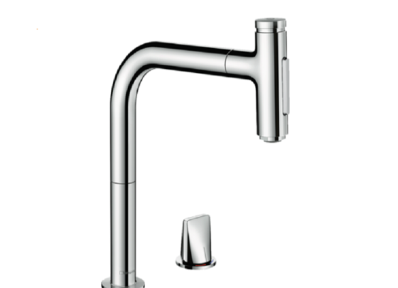 Смеситель для кухни Hansgrohe, Metris Select M71, sBox, тип открывания воды - однорычажный 73818340 Москва