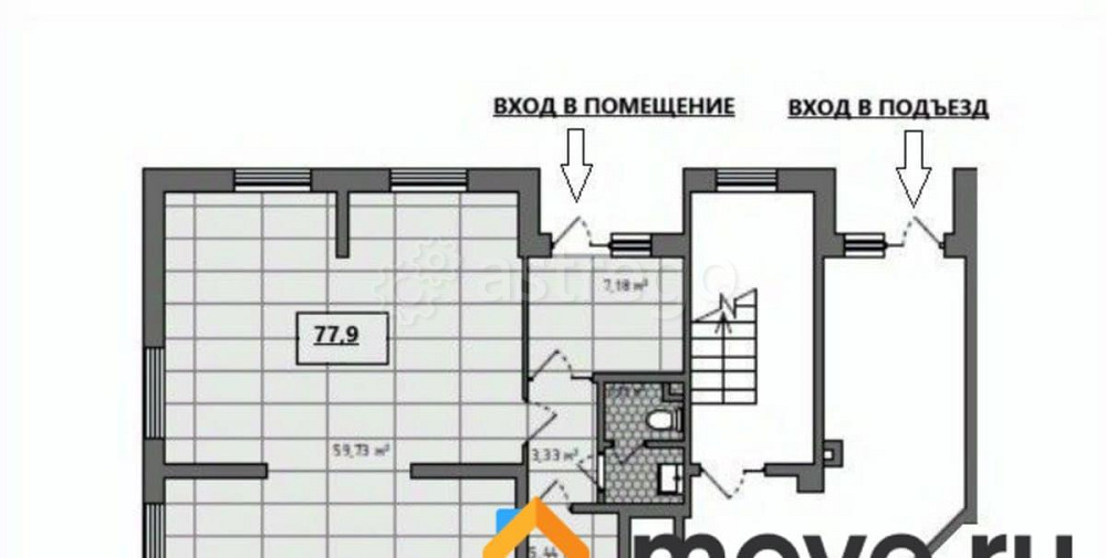 Свободного назначения, 77.9 м2 Яблоновский - изображение 4