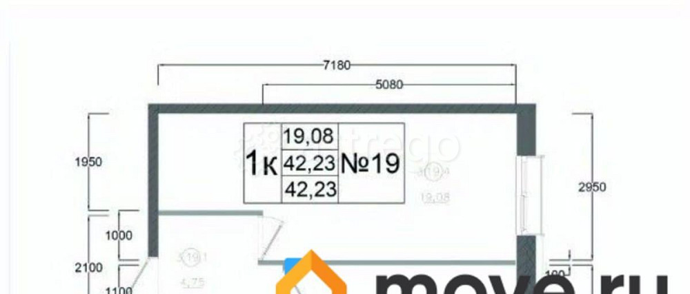 1-комн. квартира, 42.23 м2, 8/17 эт. Наро-Фоминск - изображение 1