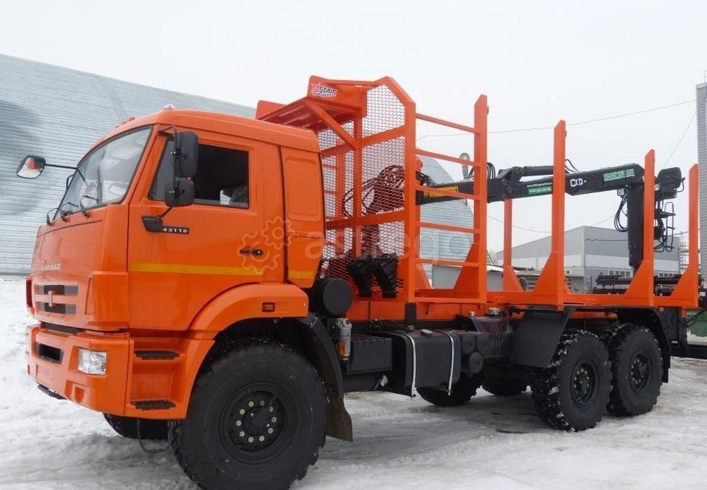 Лесовоз (Сортиментовоз) КАМАЗ 43118 с КМУ ОМТЛ Москва - изображение 1