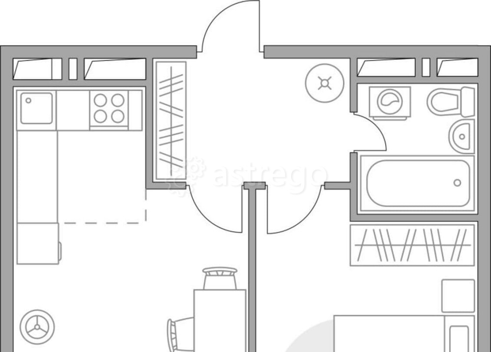 2-комн. квартира, 41.2 м2, 13/23 эт. Долгопрудный - изображение 1