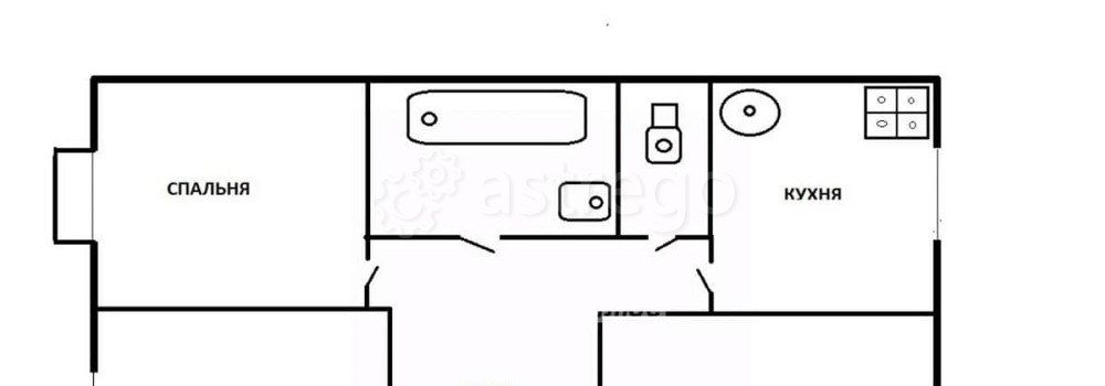 3-комн. квартира, 82 м2, 2/2 эт. Павловский Посад - изображение 3