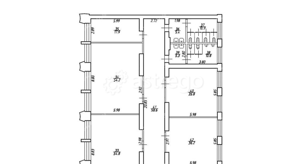 Офис, 312.2 м2 Санкт-Петербург - изображение 3