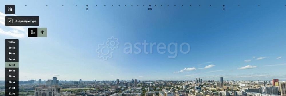 Студия, 34.4 м2, 33/36 эт. Москва - изображение 1