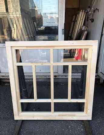 Окно деревянное глухое для террас, веранд, беседок 800х600 мм Москва