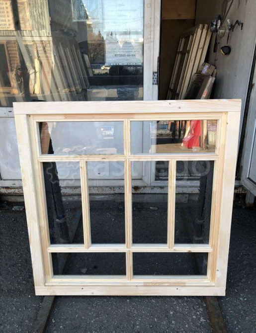 Окно деревянное глухое для террас, веранд, беседок 800х600 мм Москва - изображение 1