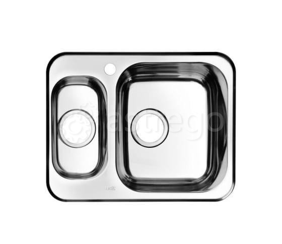 Мойка IDDIS Strit S нержавеющая сталь шелк 1 1/2, чаша справа 605*480, ID STR60SZi77 Iddis Москва - изображение 1