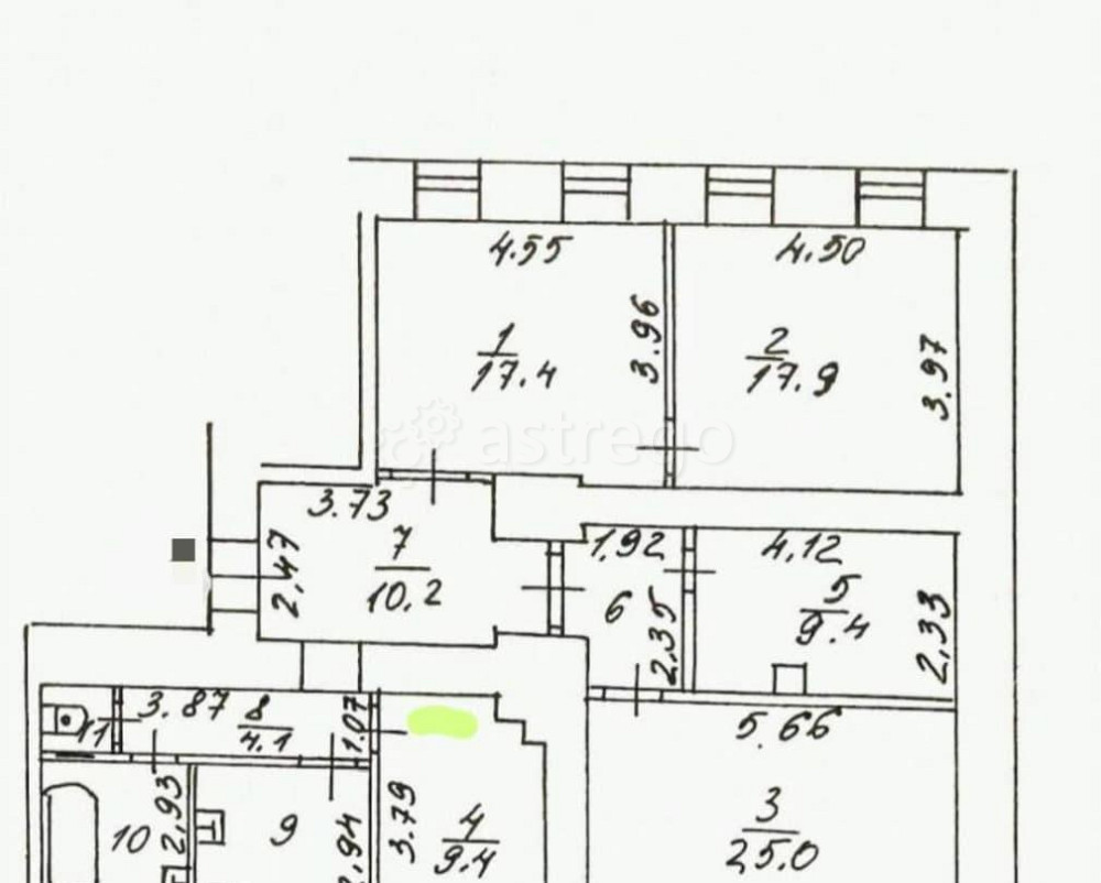 Комната, 9.4 м2, 1/7 эт. Москва - изображение 7