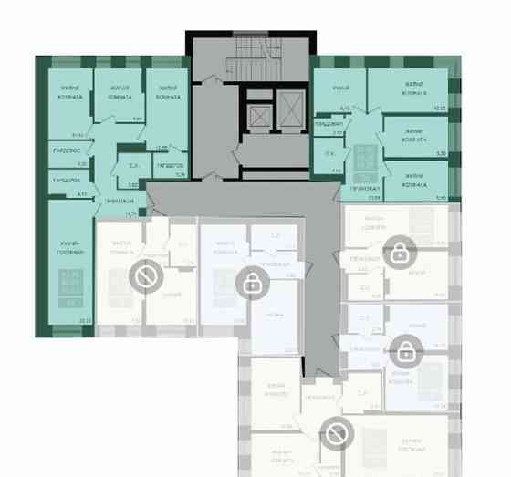 4-комн. квартира, 80.23 м2, 13/20 эт. Красноярск