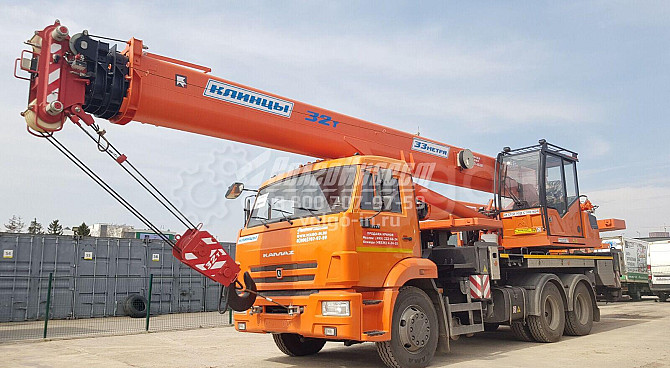 Автокран 32 т 33 м Клинцы КС-55729-1К-3 на шасси КАМАЗ Москва - изображение 1