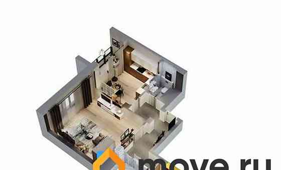 2-комн. квартира, 73.07 м2, 13/17 эт. Домодедово