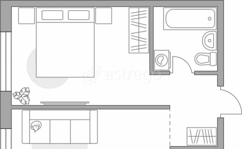 2-комн. квартира, 32.53 м2, 11/14 эт. Красногорск - изображение 1