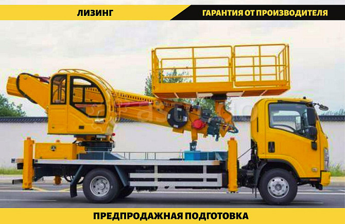 Автовышка - балкон на шасси Isuzu Elf 16 м Благовещенск - изображение 1