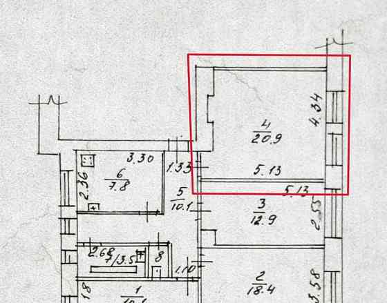 Комната, 21 м2, 4/4 эт. Ивантеевка