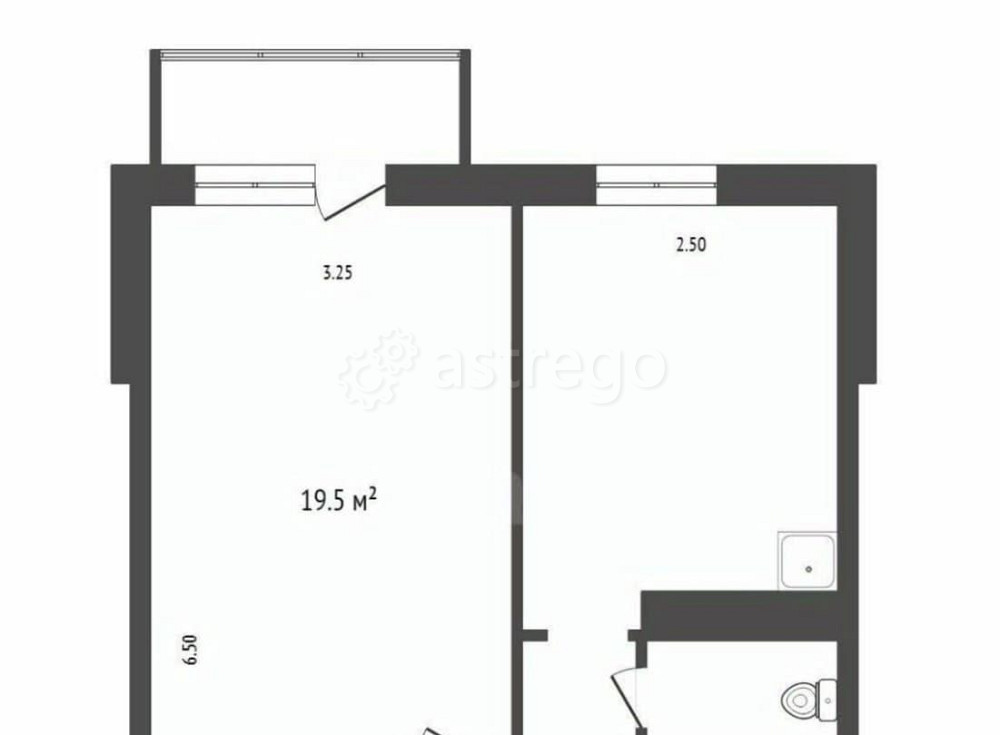 1-комн. квартира, 35.3 м2, 2/5 эт. Сосновоборск - изображение 1