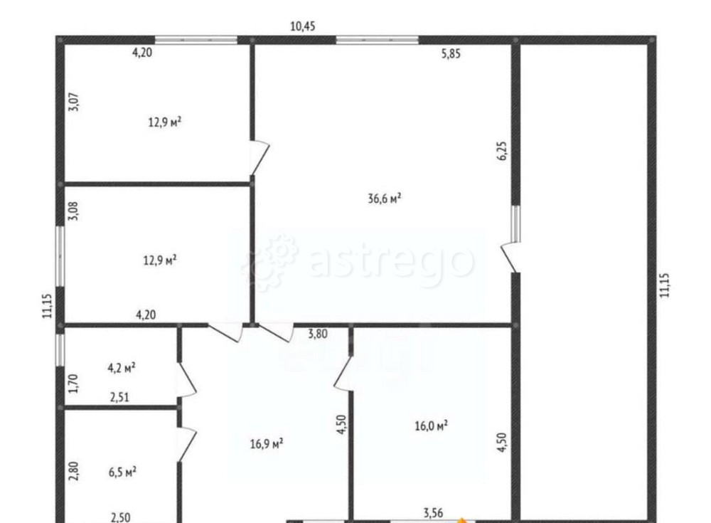 Дом, 115 м2, 7.5 сотки, 1 эт. Иглино - изображение 3