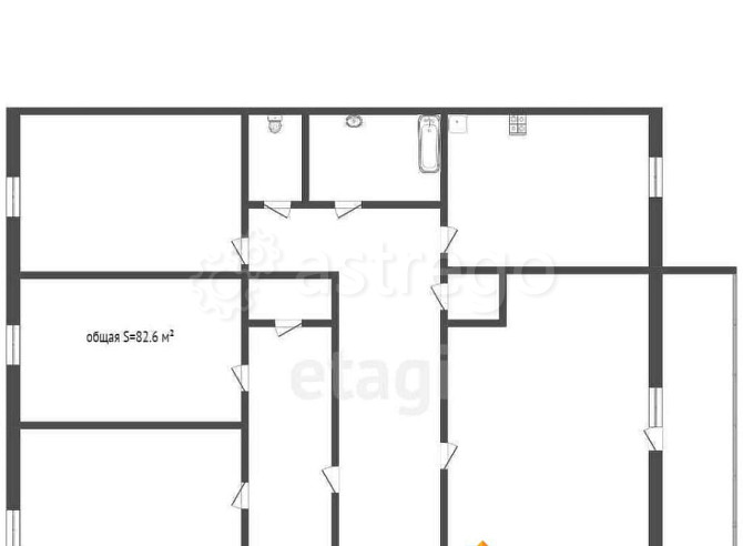 4-комн. квартира, 82.6 м2, 1/2 эт. Бийск - изображение 7