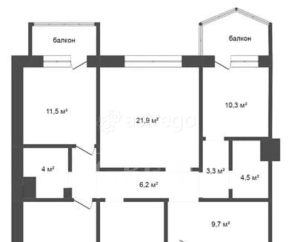 4-комн. квартира, 108.2 м2, 4/10 эт. Красноярск - изображение 4