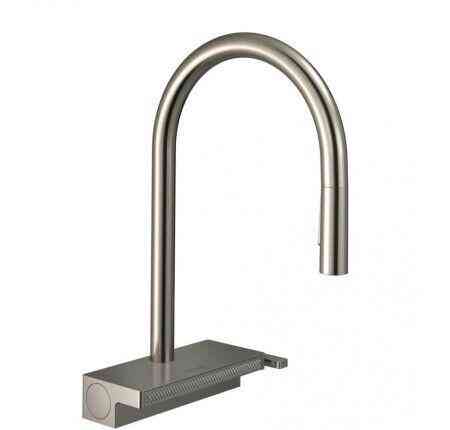 Смеситель для кухни Hansgrohe, Aquno Select M81, многофункциональный дуршлаг, тип открывания воды од Москва