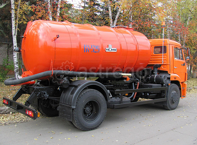 Вакуумная машина КО-529-13 на шасси КАМАЗ 43253-3010-69, 8 м3 Краснодар - изображение 1