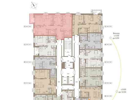 3-комн. квартира, 80.97 м2, 24/25 эт. Уфа