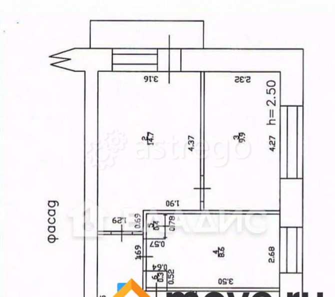 3-комн. квартира, 50 м2, 5/5 эт. Бийск - изображение 7
