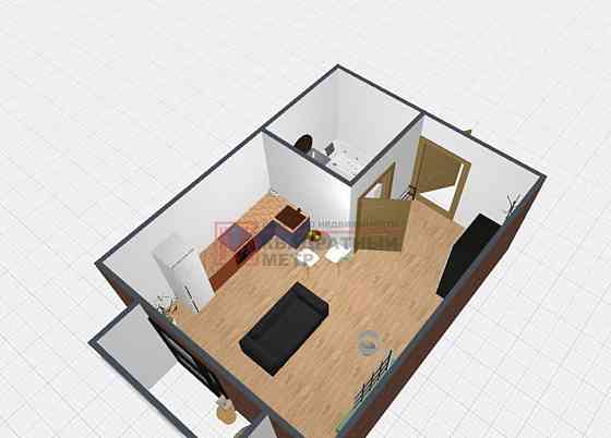 Студия, 38.3 м2, 3/4 эт. Старый Оскол