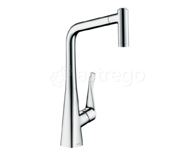 Смеситель для кухни Hansgrohe, Metris M71, тип открывания воды - однорычажный 14820000 Москва - изображение 1