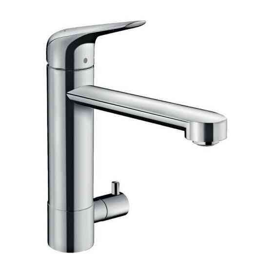 Смеситель для кухни Hansgrohe, Focus M42, с запорным вентилем, тип открывания воды - однорычажный Москва