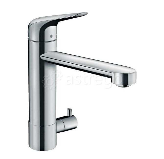 Смеситель для кухни Hansgrohe, Focus M42, с запорным вентилем, тип открывания воды - однорычажный Москва - изображение 1