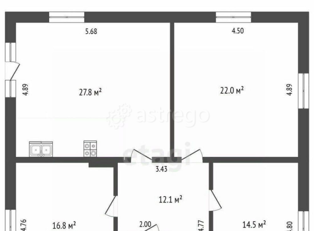Дом, 97 м2, 9 соток, 1 эт. Бирск - изображение 4