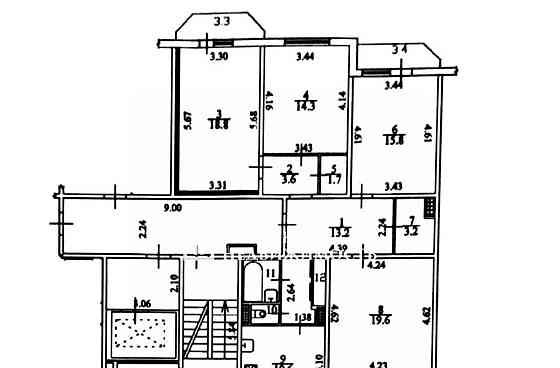 4-комн. квартира, 105.3 м2, 9/10 эт. Санкт-Петербург